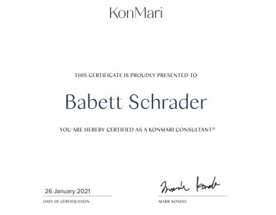 BLIVAS - Babett Schrader Geschäftsführerin - Zertifikat Kon Mari (1)